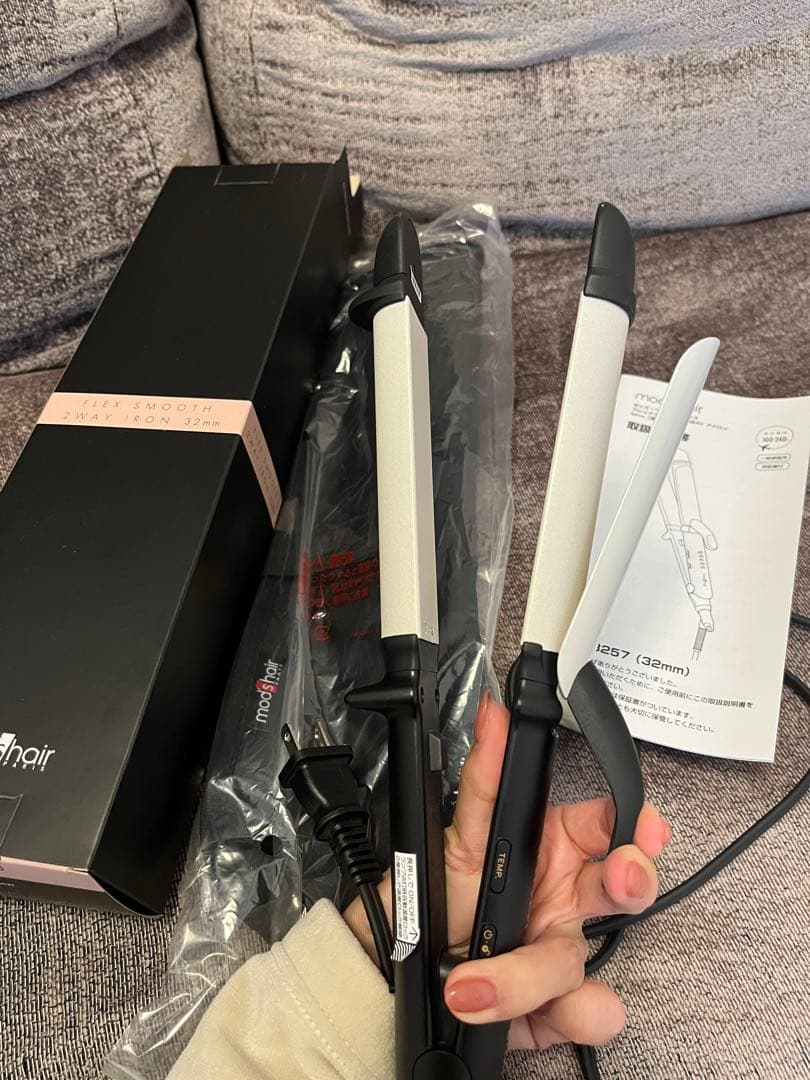 コテ＆ヘアアイロン2way 32mm VS 楽天市場】ヴィダルサスーン スチーム2WAYアイロン ブラック VSI3255KJ