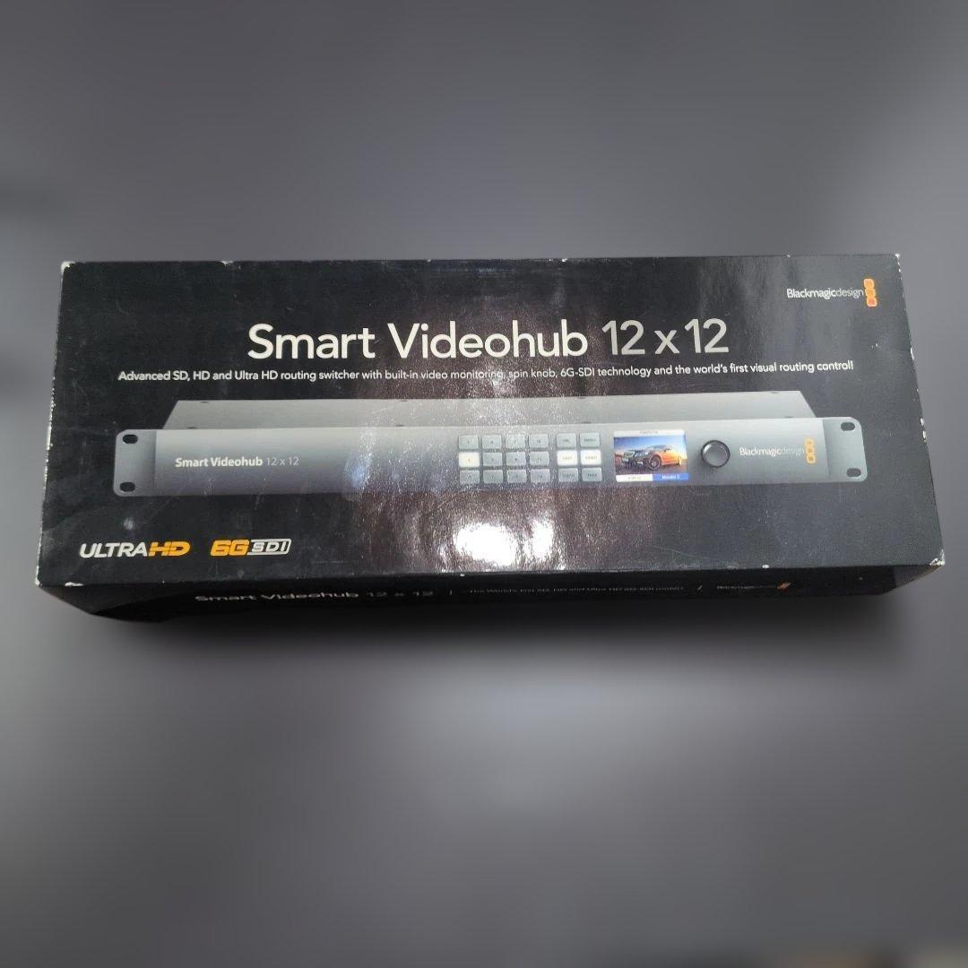 分配器・切替器 Blackmagicdesign Smart Videohub 12x12 Amazon | Blackmagic Design Smart Videohub CleanSwitch 12x12 6G-SDI