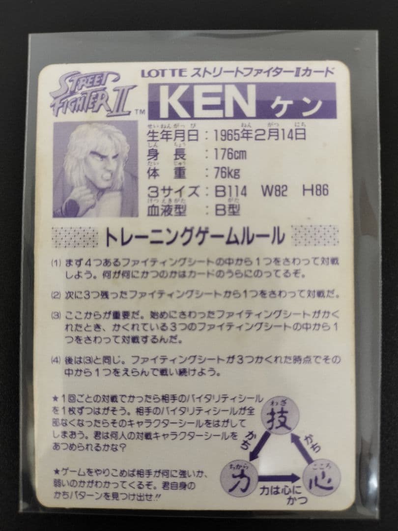 超希少 ケン vs 春麗 ストリートファイター シール スト2 カード カプコン