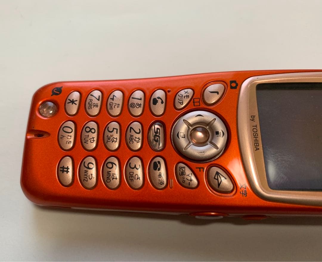 J-phone J-T06 東芝 TOSHIBA トロピカルオレンジ ジャンク品 - メルカリ
