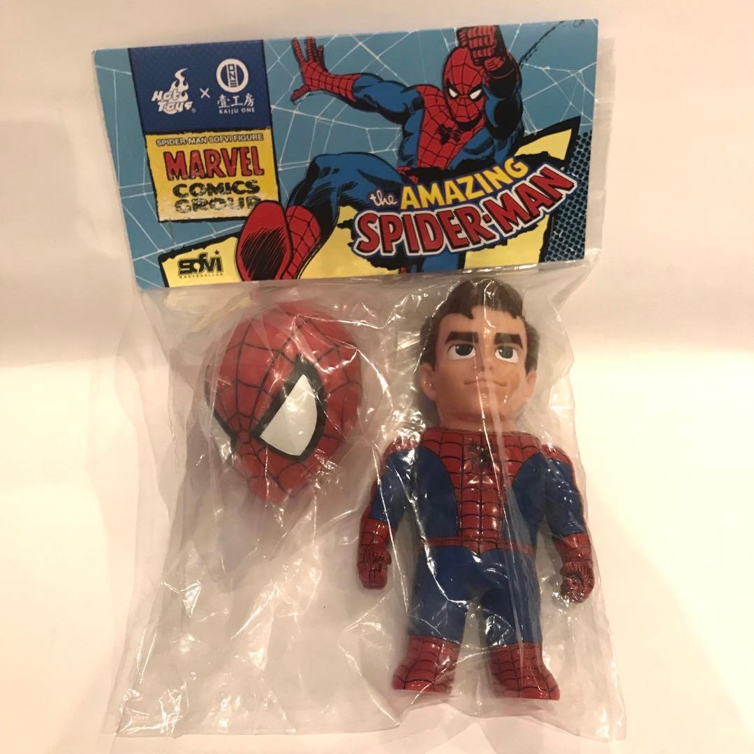 スパイダーマン ソフビ フィギュア ホットトイズ Kaiju One
