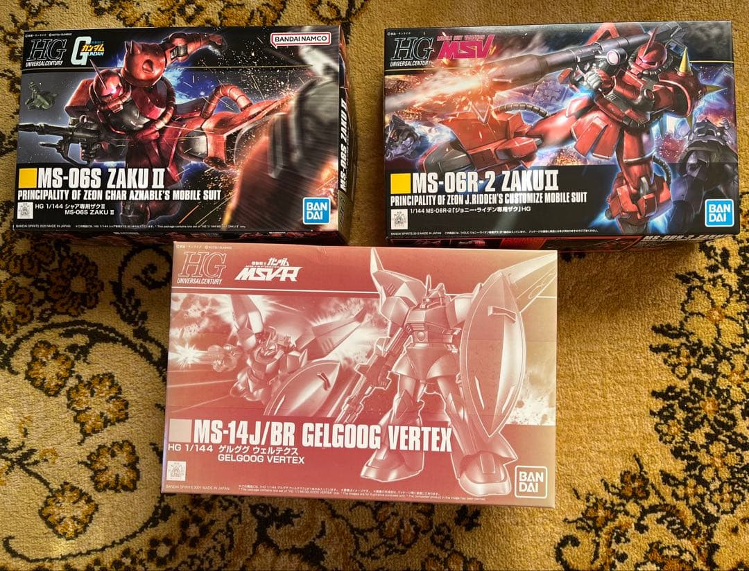 ガンプラセット MS-06S Zaku II 他 1/144 P-バンダイ RG 1/144 MS-06S ザクII [初音ミクVer.] 塗料 - wwwjp