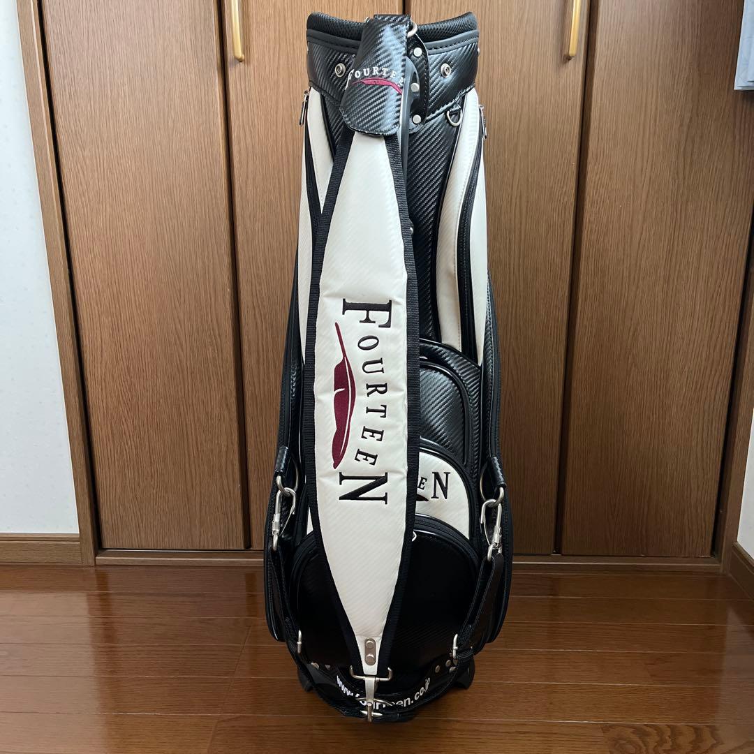 ⭐︎美品⭐︎フォーティーン3点式ツアー ゴルフキャディバック☆フード