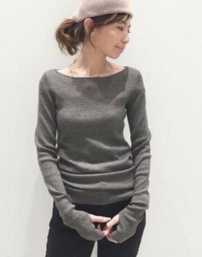 ★極美★大人気 アパルトモン ドゥーズィエムクラス RibKnit グレー指抜き CRISTY SMART MID WLT.5｜希少無染色ヒマラヤクロコ財布｜天然
