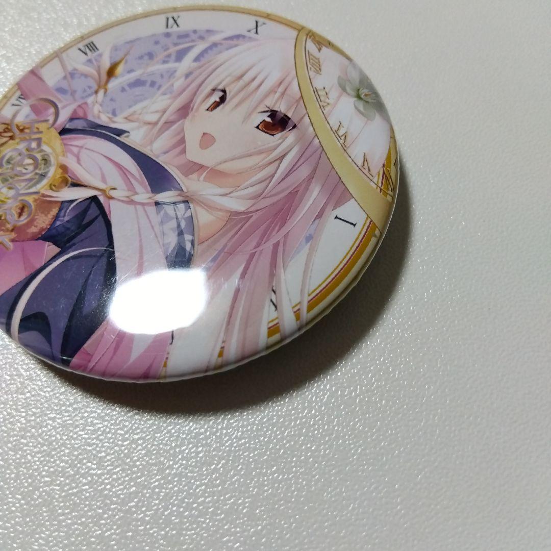 【クロノクロック】クロ 缶バッジ パープルソフトウェア