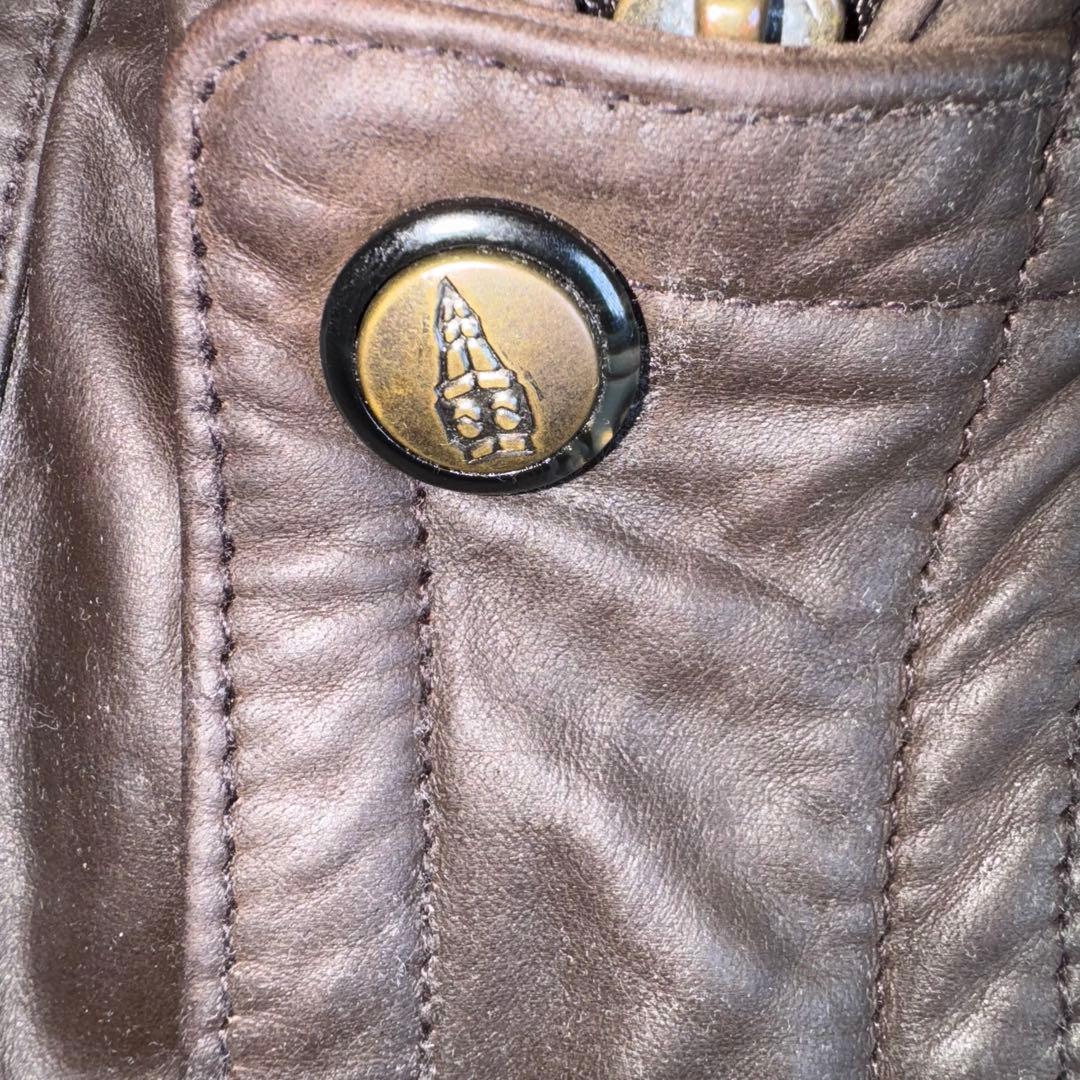 90s Vintage ロンドンフォグ レザージャケット 茶色 2XL - メルカリ