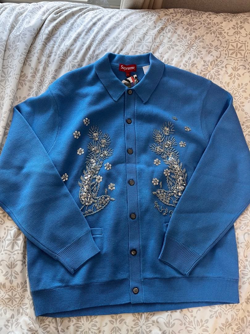 Beaded Applique Cardigan supreme シュプリーム - メルカリ