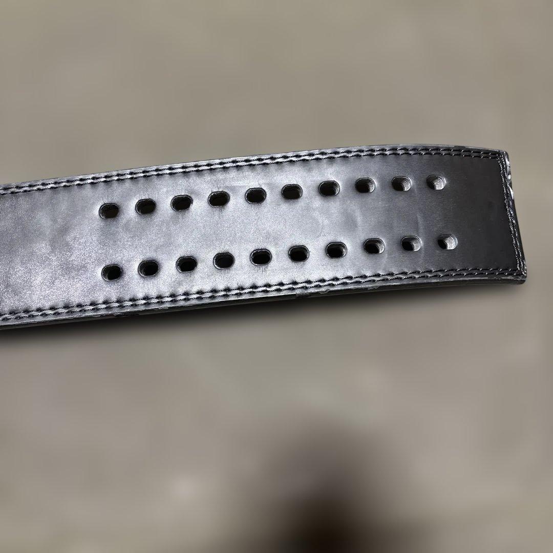 レバーアクションベルト 可変式パワーベルト オールブラック 13mm M