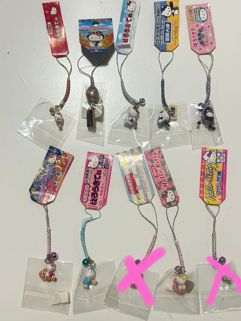 【186点】ご当地キティ 大量 根付 ストラップまとめ売り (おまけ付き)