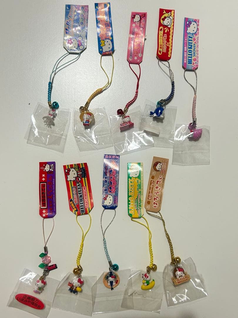 【186点】ご当地キティ 大量 根付 ストラップまとめ売り (おまけ付き)