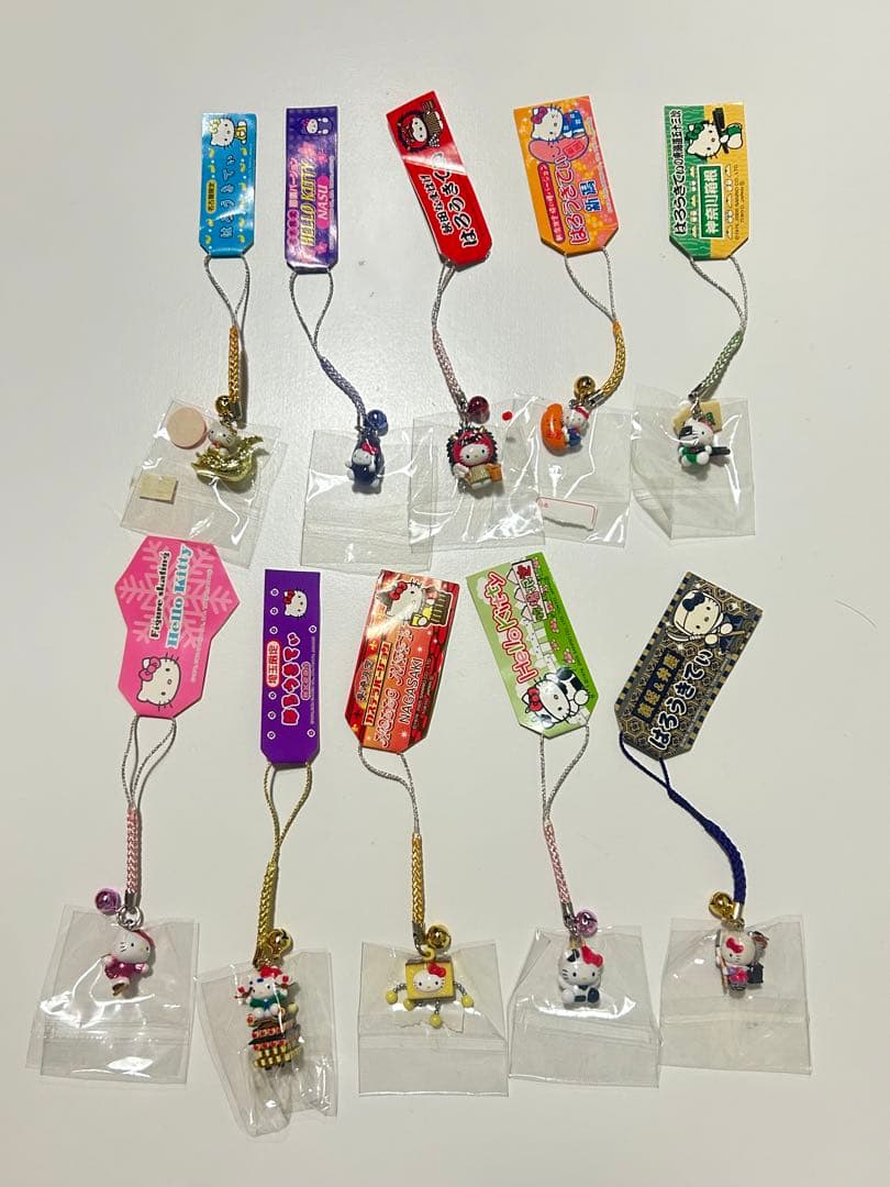【186点】ご当地キティ 大量 根付 ストラップまとめ売り (おまけ付き)