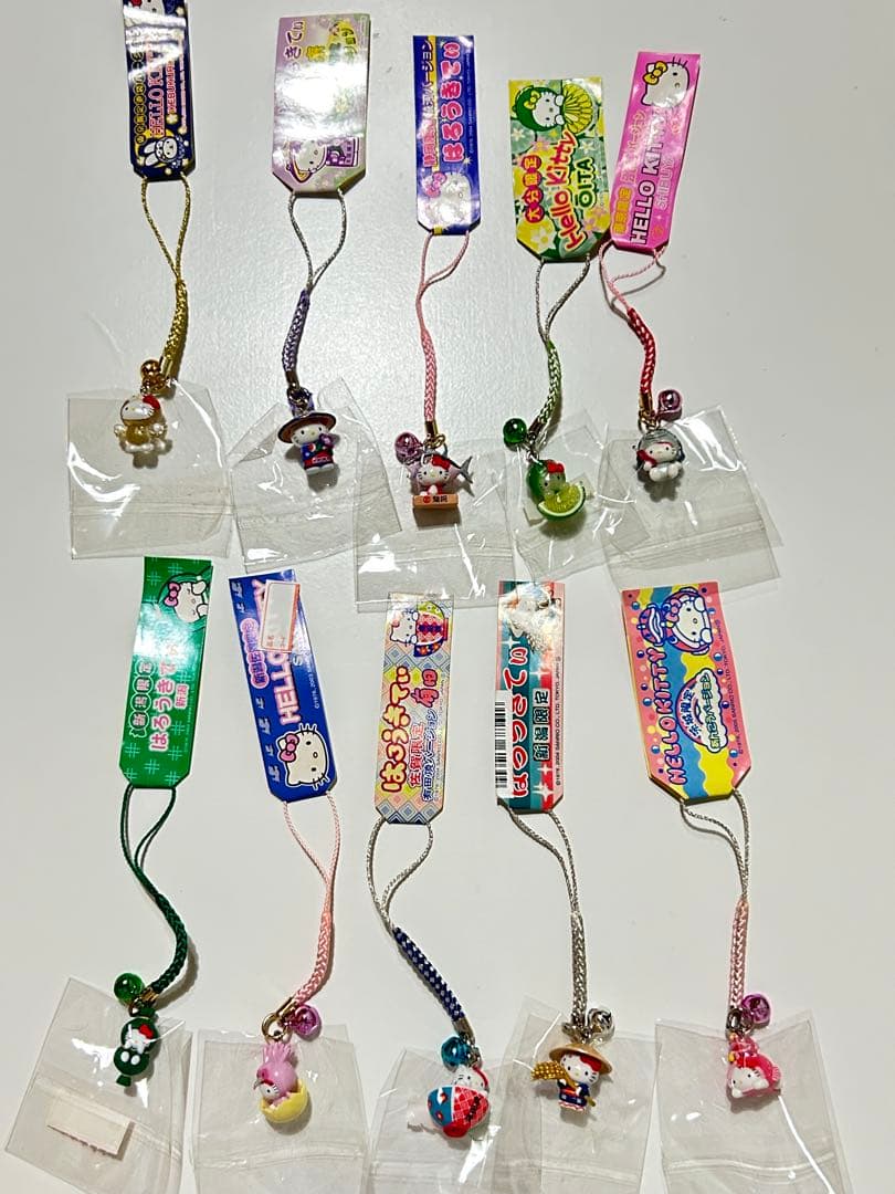 【186点】ご当地キティ 大量 根付 ストラップまとめ売り (おまけ付き)