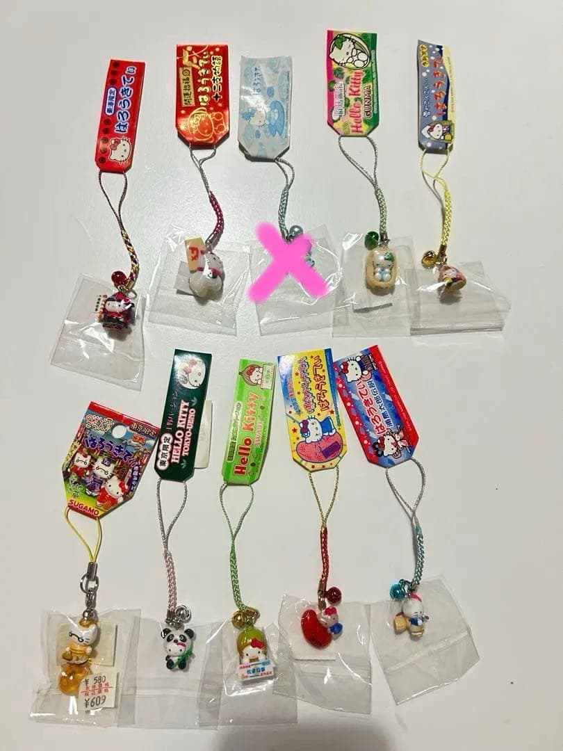 【186点】ご当地キティ 大量 根付 ストラップまとめ売り (おまけ付き)