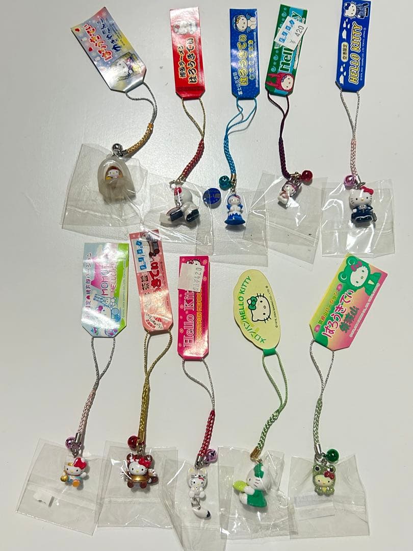 【186点】ご当地キティ 大量 根付 ストラップまとめ売り (おまけ付き)