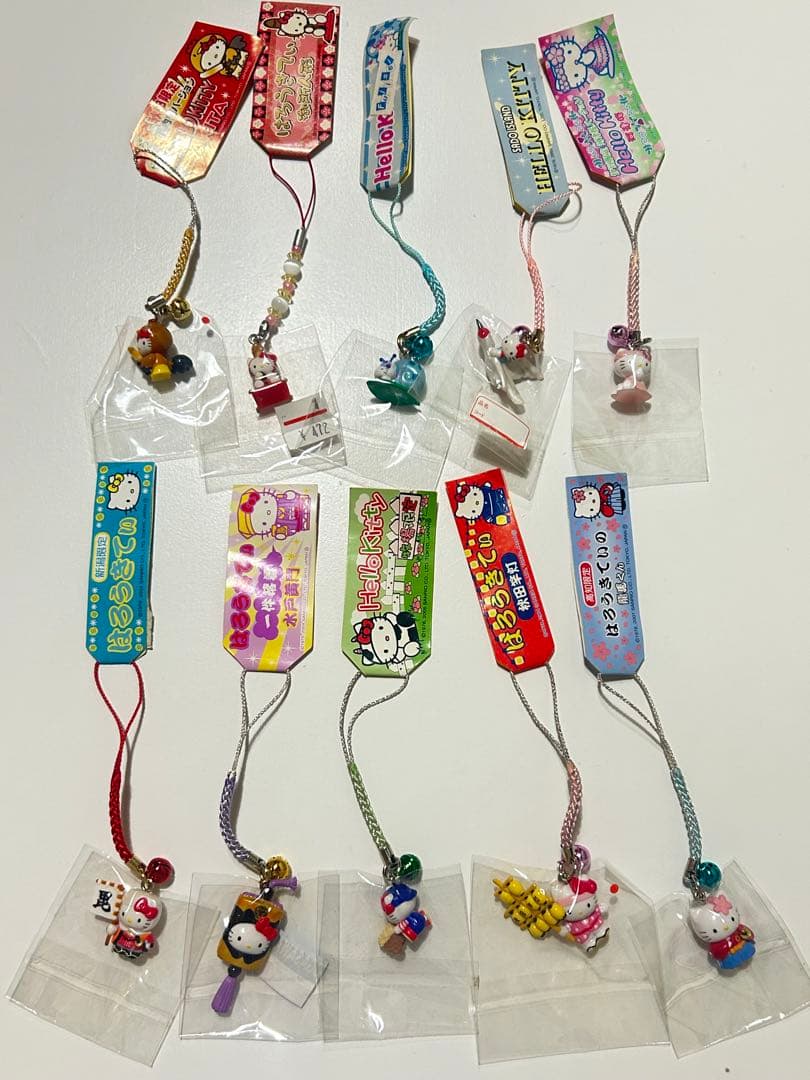 【186点】ご当地キティ 大量 根付 ストラップまとめ売り (おまけ付き)