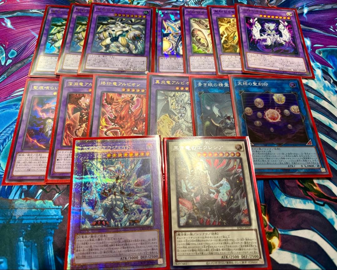 烙印ドラゴンテイル デッキ 高レア多め スリーブ付き