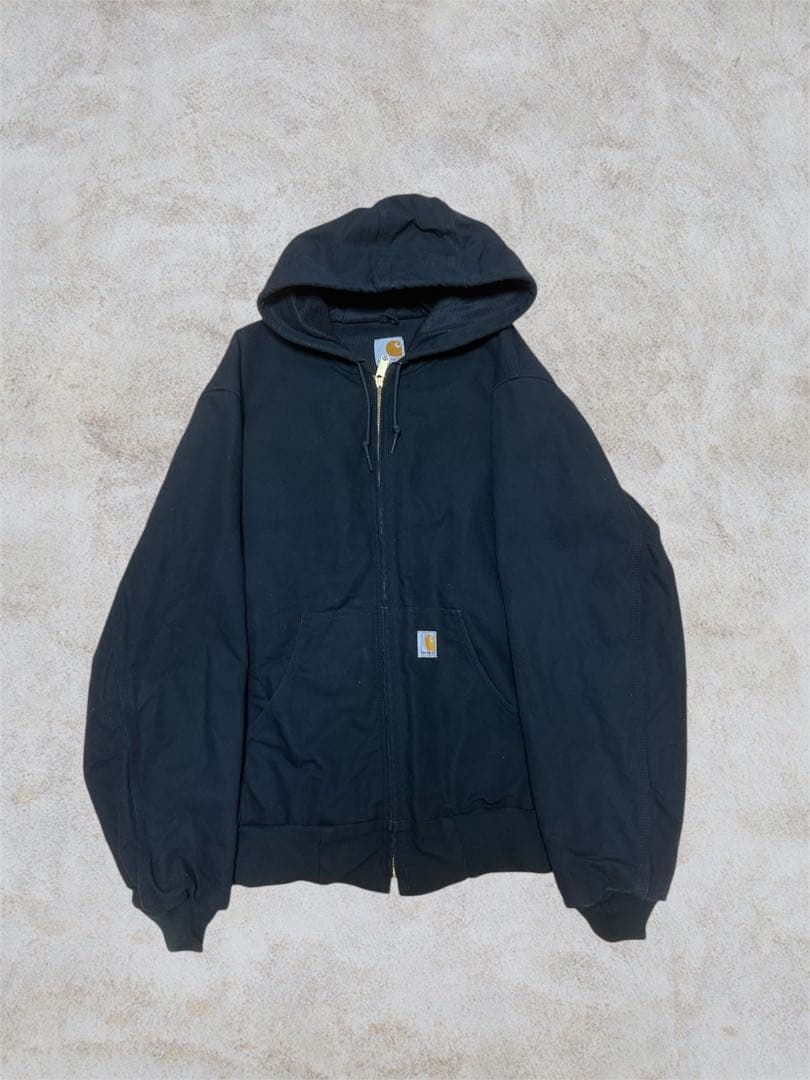 Carhartt フード付き ブルゾンジャケット Carhartt（カーハート） ブルゾン アウター フランネル裏地付きダック