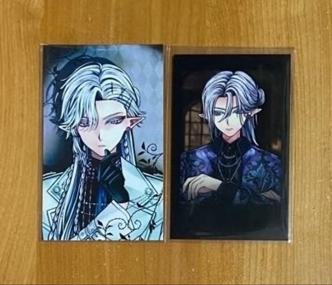 悪魔執事と黒い猫 あくねこ バレンタイントレカ風&チェキ風カード シロ