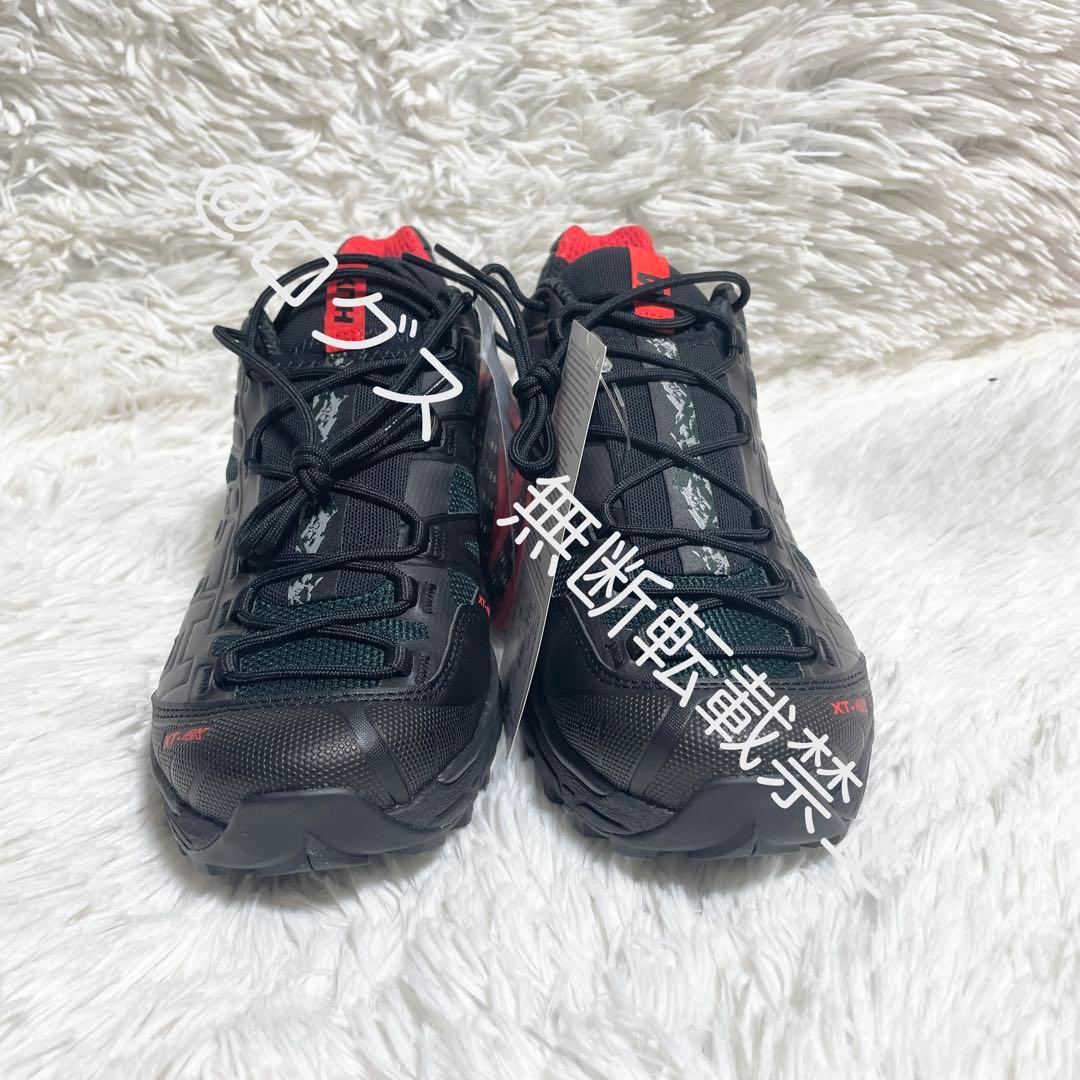 キス × サロモン XT-4K ブラック/スカラベ/ファイアリーレッド 26.5