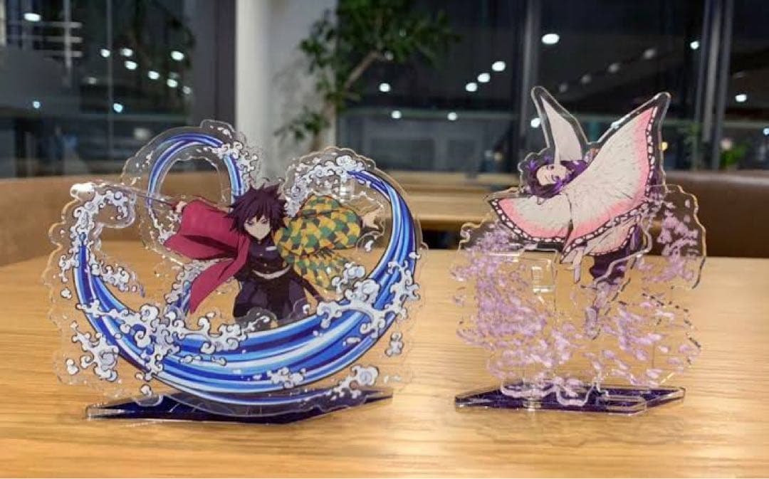 ポップアップアクリルマスコットセット ＜義勇＆しのぶ＞、＜煉獄＆炭