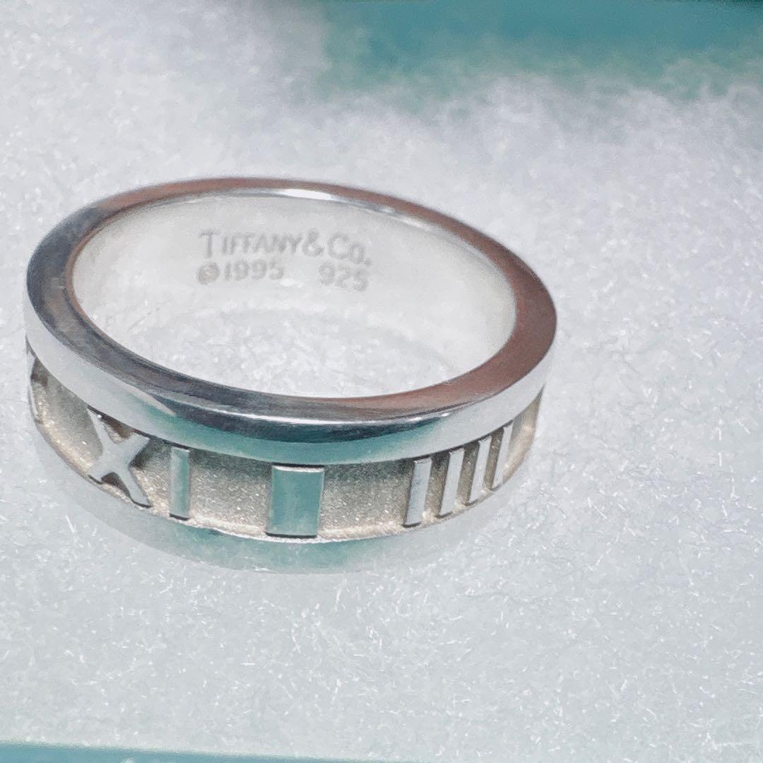極美品 TIFFANY＆COティファニー アトラスリング シルバー925 10号