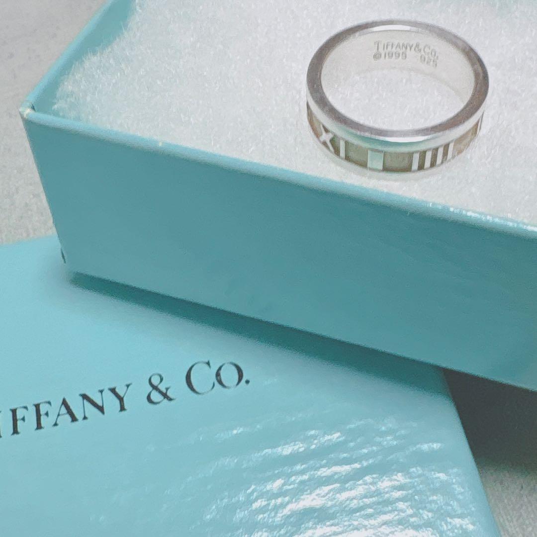 極美品 TIFFANY＆COティファニー アトラスリング シルバー925 10号