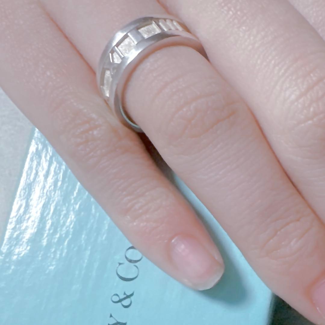 極美品 TIFFANY＆COティファニー アトラスリング シルバー925 10号