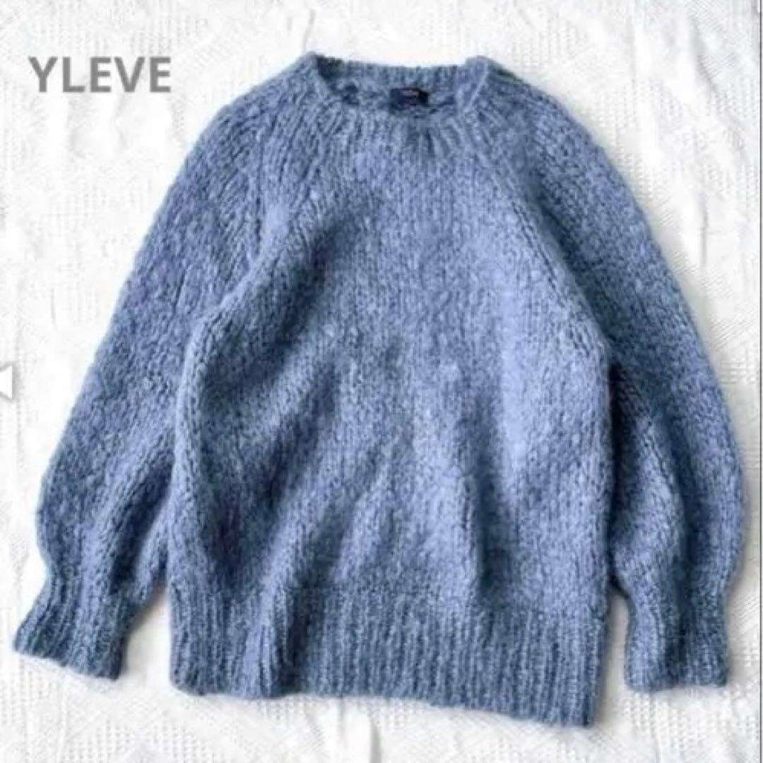 YLEVE イレーヴ モヘアウールハンドニット ゆったり YLEVE / MOHAIR NAPPING KNIT PULL OVER | YLÈVE（イレーヴ） ｜【公式