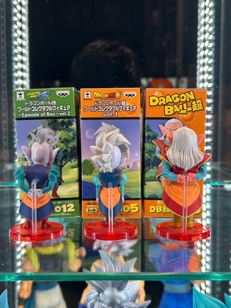 ワールドコレクタブルフィギュア 界王神 キビト 老界王神 3体 ワーコレ