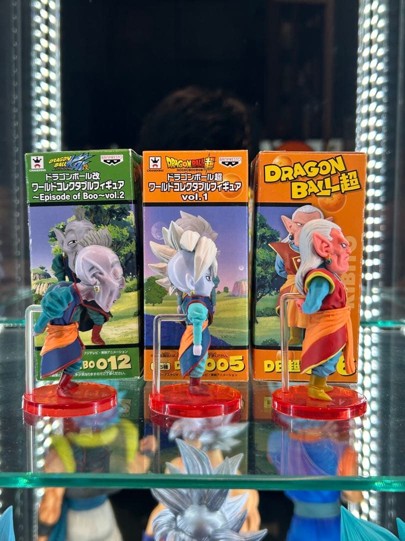 ワールドコレクタブルフィギュア 界王神 キビト 老界王神 3体 ワーコレ