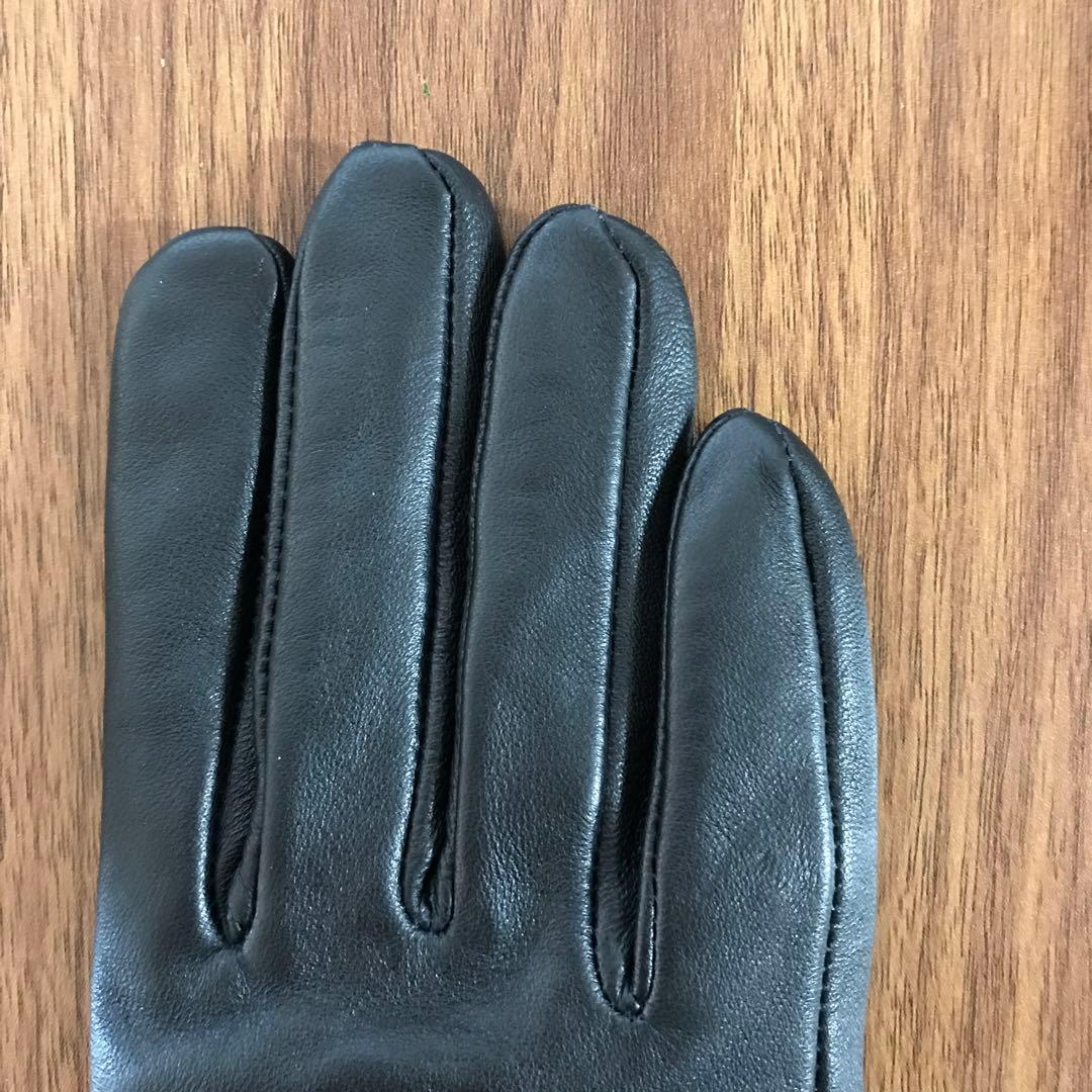 CHANEL ブラック レザー ファー手袋 右のみ - メルカリ