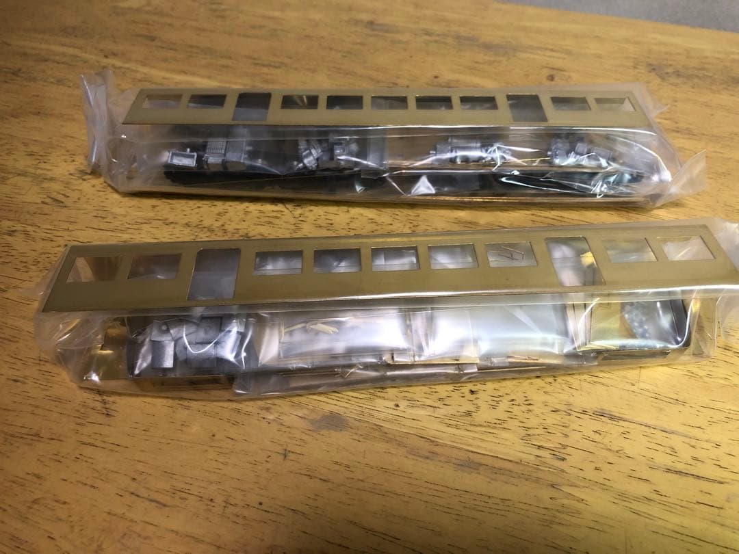 谷川製作所　名鉄3850旧形車体バラキット2両セット、台車、床下器具付き