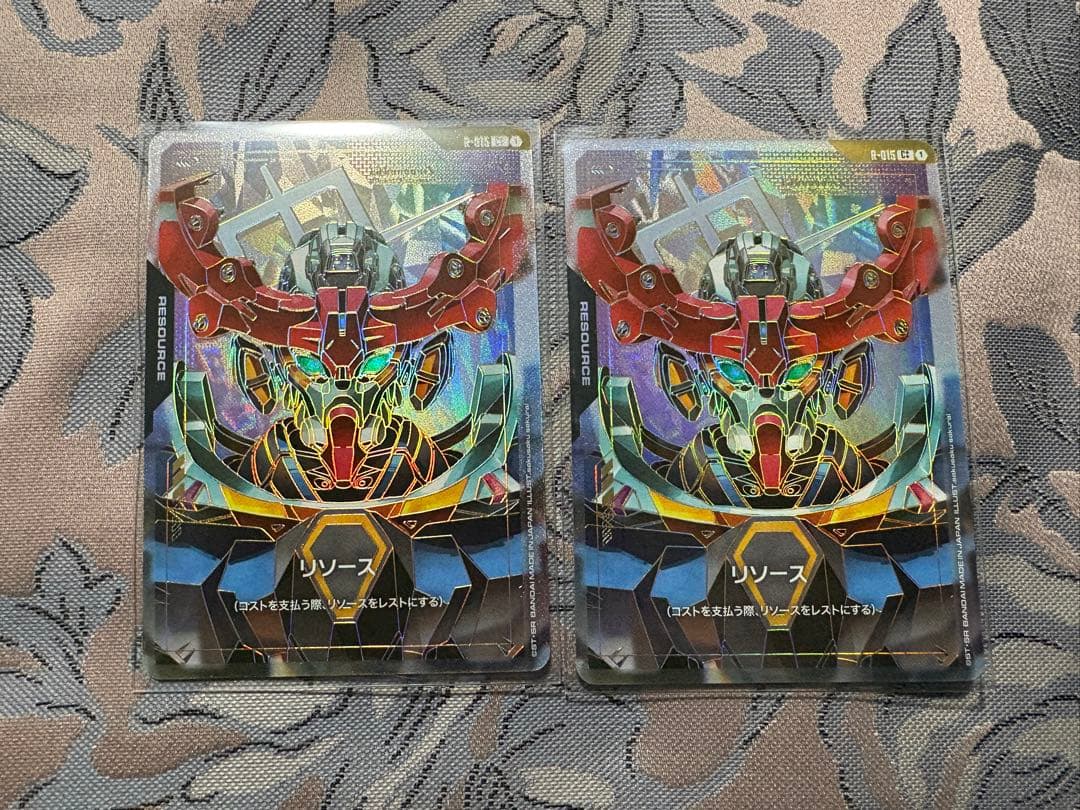 ガンダムカードゲーム リソーズ ジークアクス C++ パラレル 2枚セット