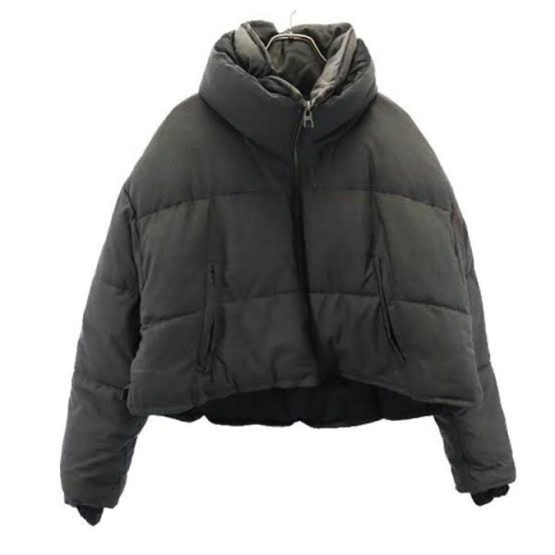 ZARA ダウンジャケット ショート アシンメトリージャケット