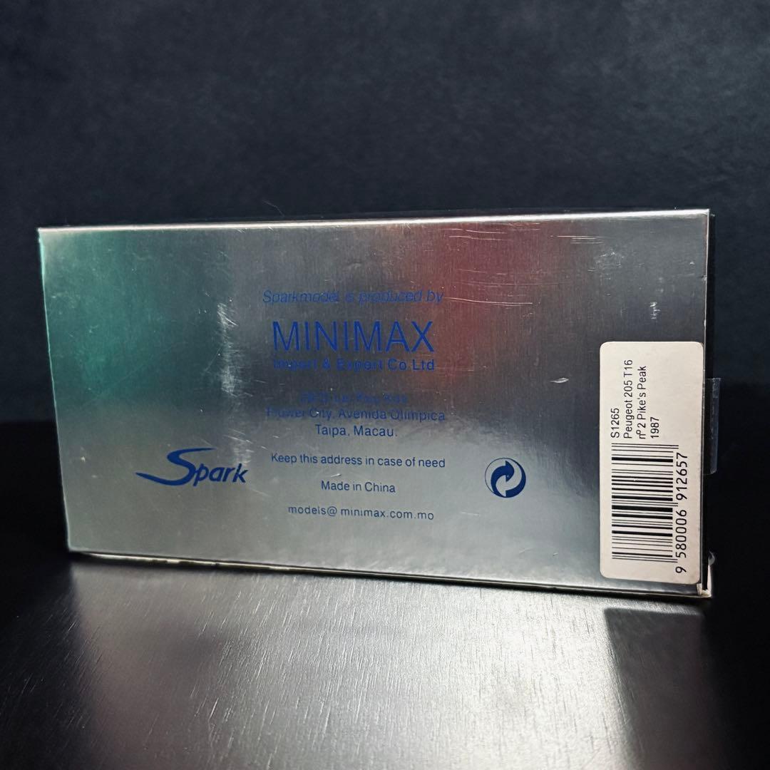 デカール加工品 1/43 Spark プジョー 205 T16 パイクスピーク - メルカリ