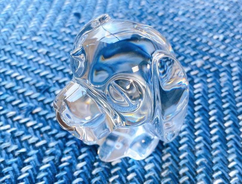 Baccarat バカラ クリスタル お茶犬 置物 伊藤園 限定品 ＜非売品＞