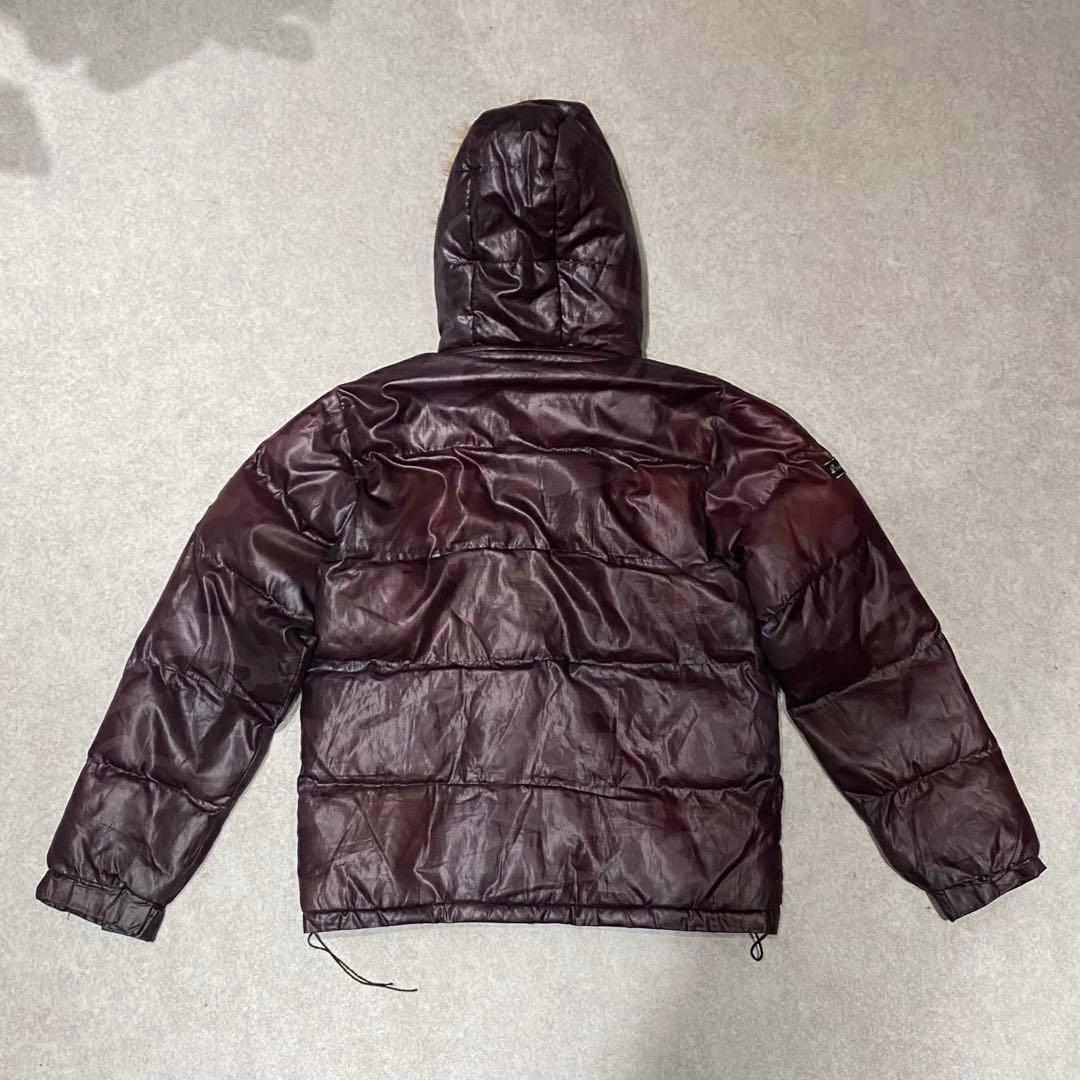 ギャル男 グランジy2k アーカイブ ワッペン カモフラ ファーダウン