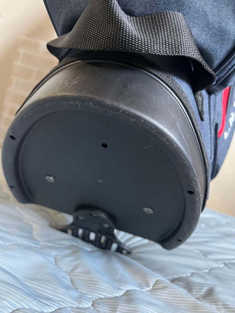 L.N.JAYA ゴルフバッグ グレー 赤アクセント