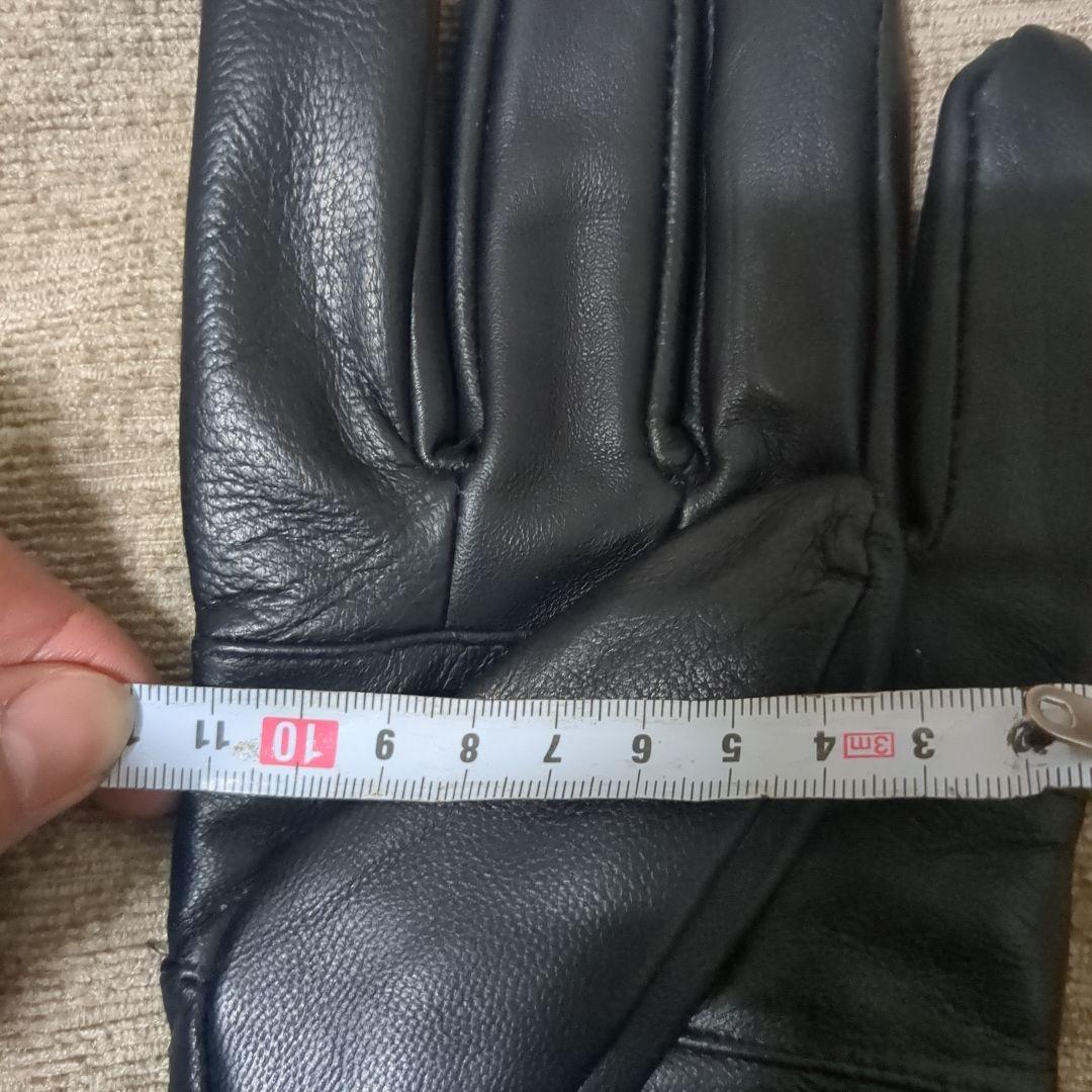アワーレガシーサンプリング元 羊革 ブラックレザーグローブ