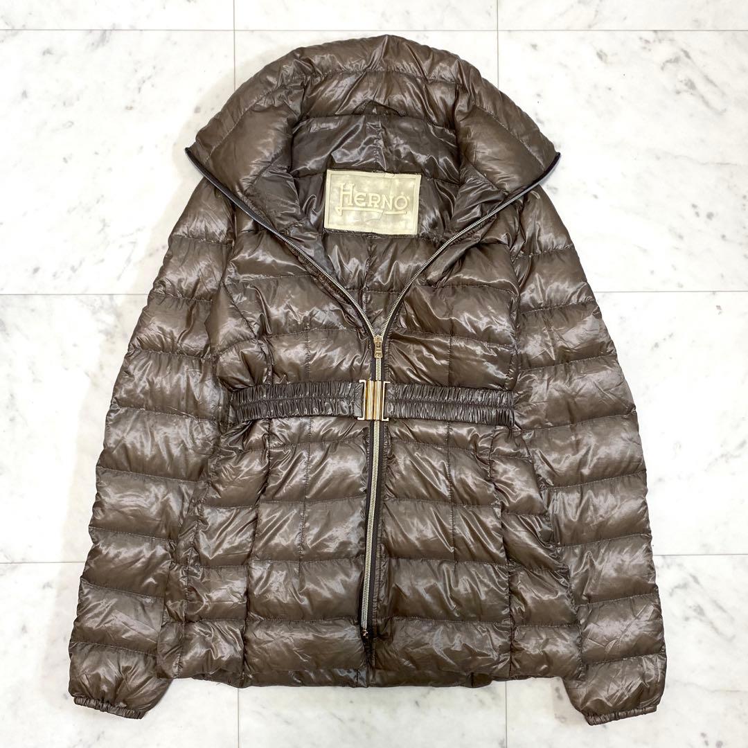 美品 ヘルノ ベルト付きスタンドカラー ダウンコート グレージュ 40 Amazon | [ヘルノ] 【公式】定番超軽量ナイロン デタッチャブルフード