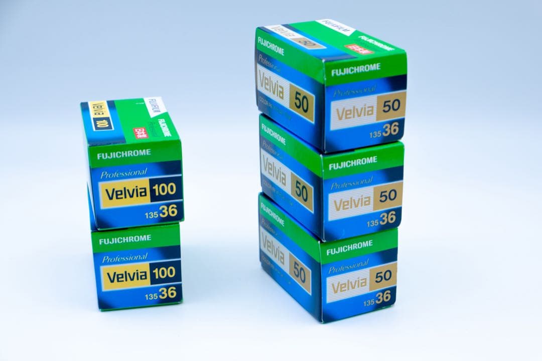 FUJIFILM フィルム 期限切れ カラー ポジ リバーサルフィルム 5本