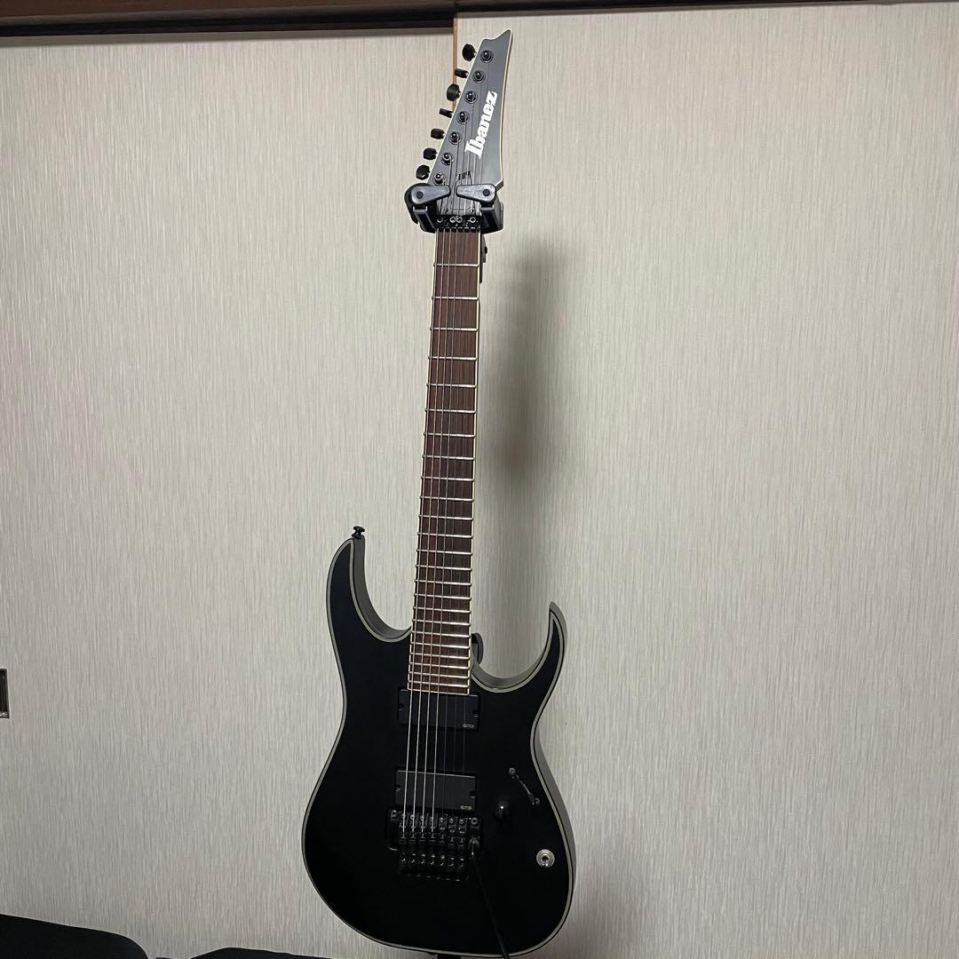 Ibanez RGIR37BE Black Flat 7弦 Ibanez RG Iron Label RGIR37BE 7 String Electric Guitar in Black Flat