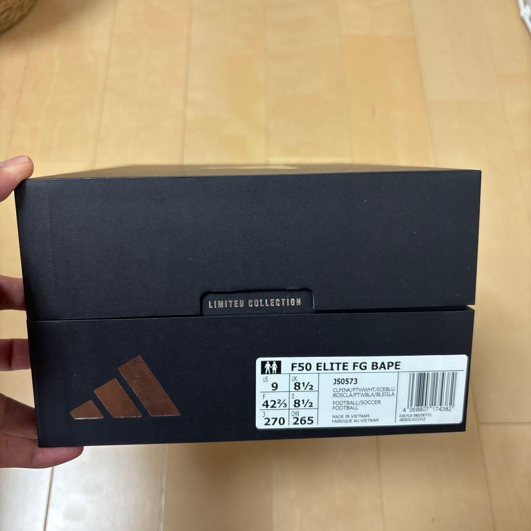 m*a様 APE×adidas F50 elite FG 天然芝用　27.0cm