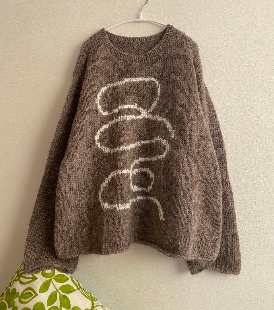 ババグーリ 手紬ぎアルパカお守りニット 2022冬 美品 ヨーガンレール