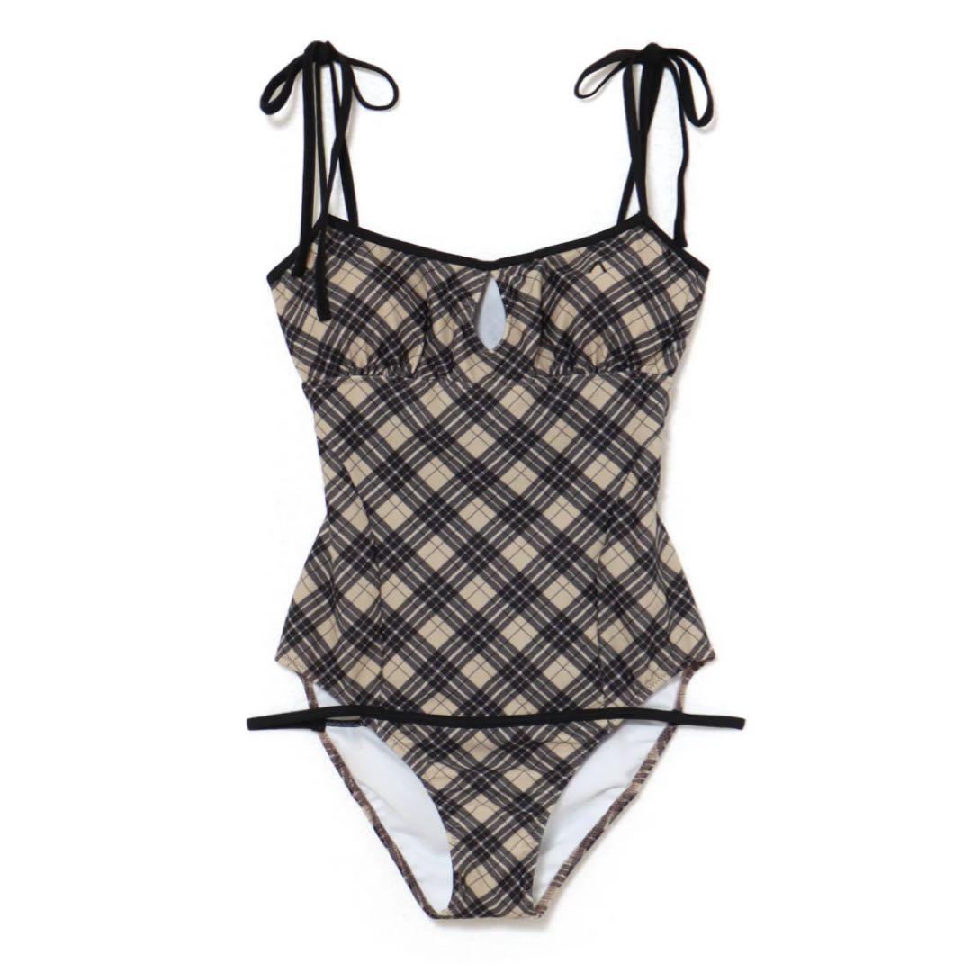 andmary Nadia check swimsuit アンドマリー 水着