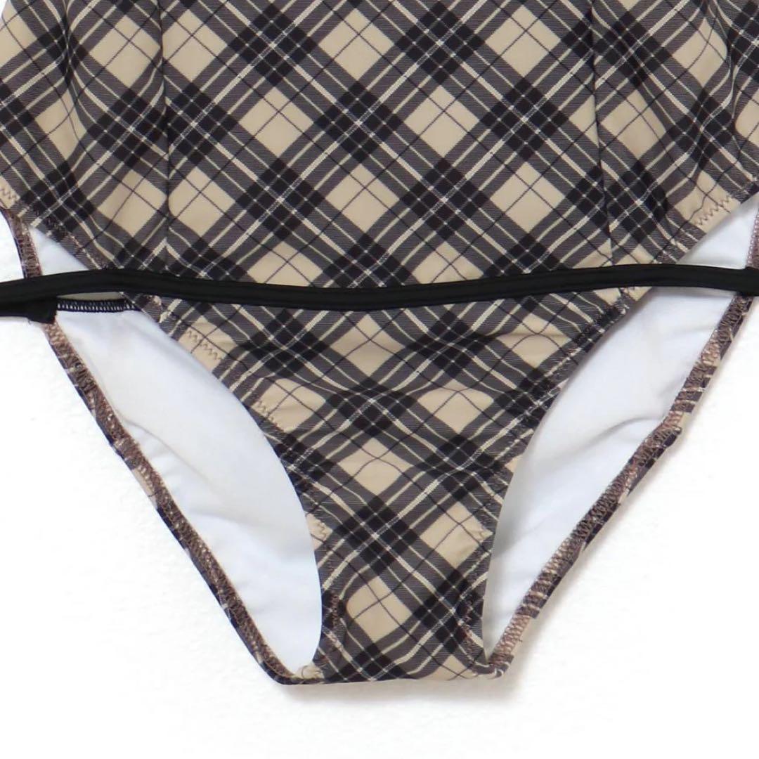 andmary Nadia check swimsuit アンドマリー 水着