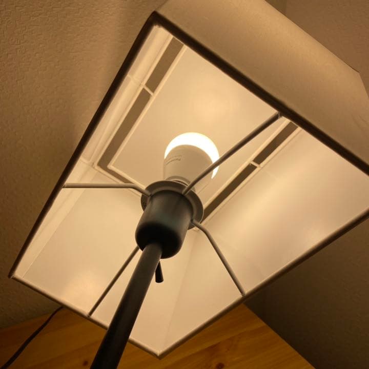 無印良品 スタンドライト スチールスタンド シェード 四角 セット