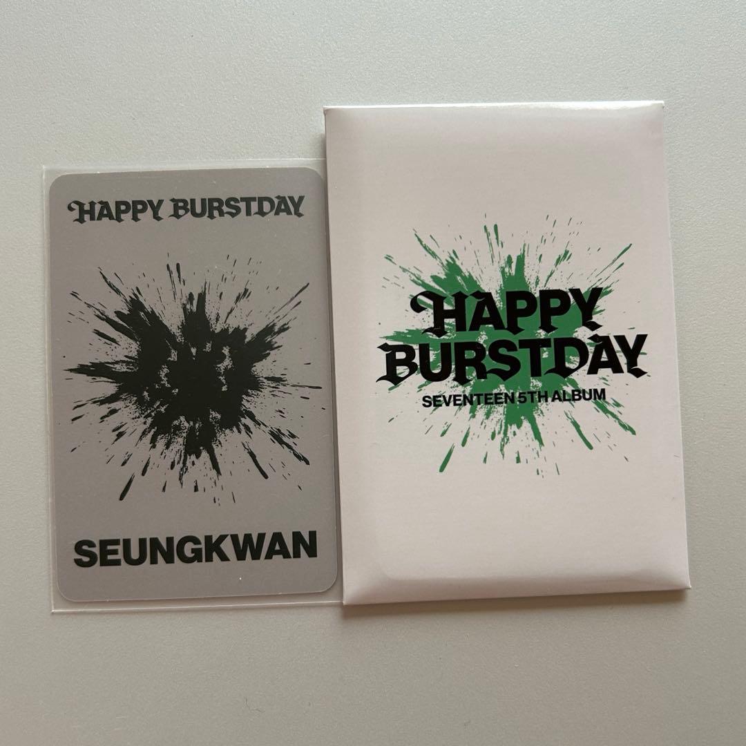 SEVENTEEN スングァン HAPPY BURSTDAY サノクトレカ - メルカリ