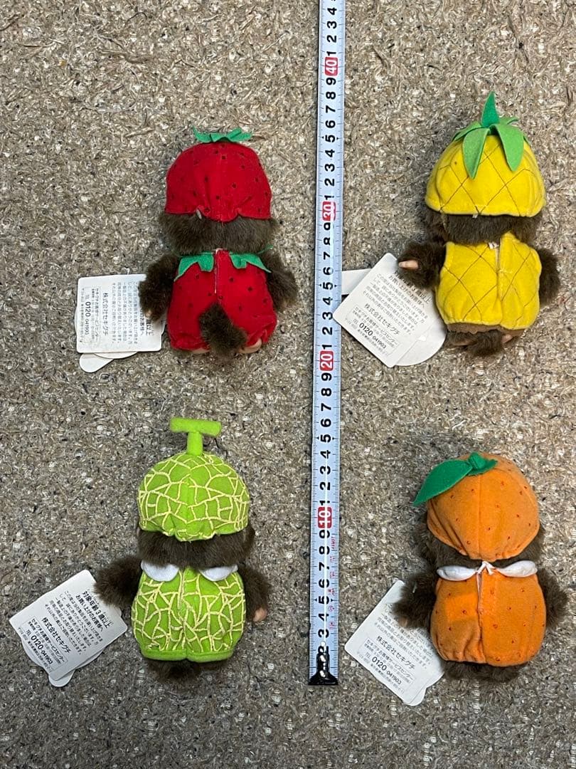 モンチッチ レア フルーツデザイン4体セット