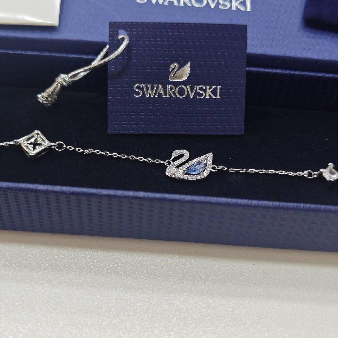 Swarovski スワンモチーフ ブレスレット - メルカリ